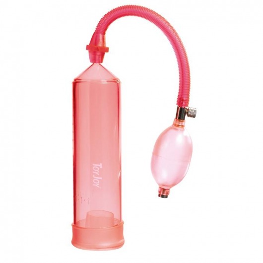 Красная вакуумная помпа Power Pump Red - Toy Joy - в Златоусте купить с доставкой
