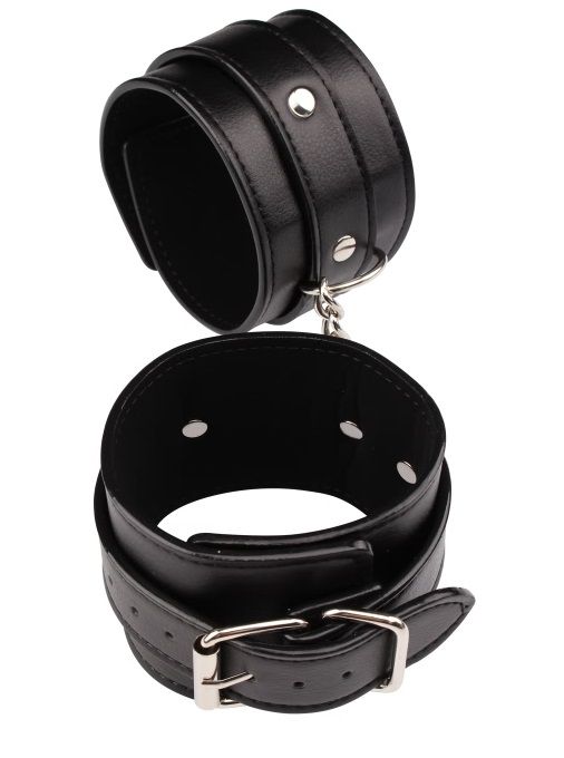 Черные оковы Classic Ankle Cuffs - Chisa - купить с доставкой в Златоусте