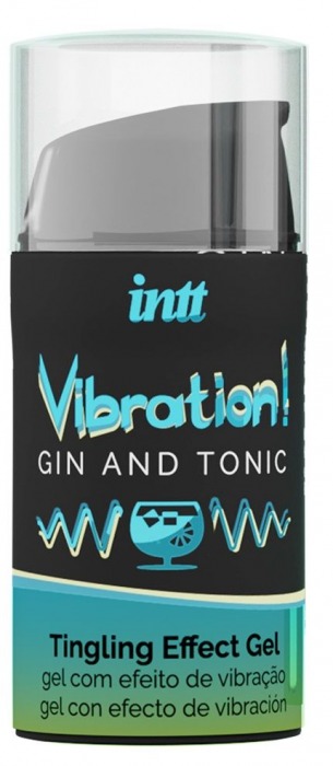 Жидкий интимный гель с эффектом вибрации Vibration! Gin   Tonic - 15 мл. - INTT - купить с доставкой в Златоусте