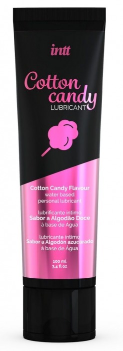 Интимный гель на водной основе Cotton Candy Lubricant - 100 мл. - INTT - купить с доставкой в Златоусте