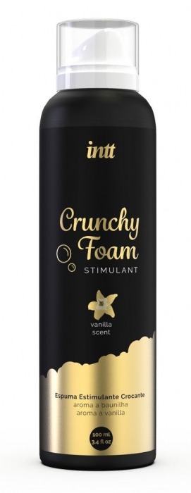 Пенка для массажа Crunchy Foam Stimulant Vanilla - 100 мл. - INTT - купить с доставкой в Златоусте