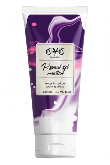 Интимная смазка на водной основе с пролонгирующим эффектом OYO Personal Gel Menthol - 50 мл. - OYO - купить с доставкой в Златоусте