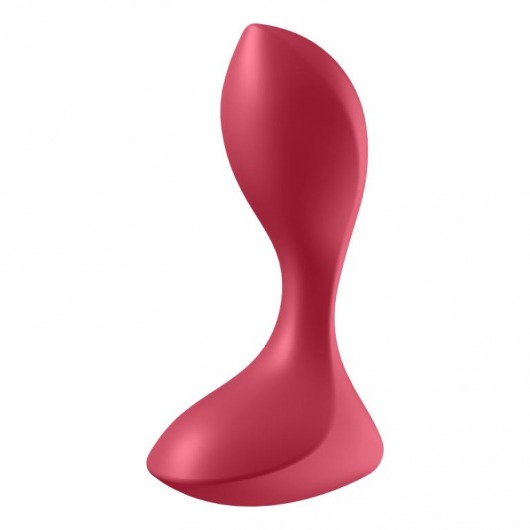 Красный вибромассажёр простаты Satisfyer Backdoor Lover - 14 см. - Satisfyer - в Златоусте купить с доставкой