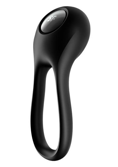 Черное эрекционное виброкольцо Majestic Duo - Satisfyer - в Златоусте купить с доставкой