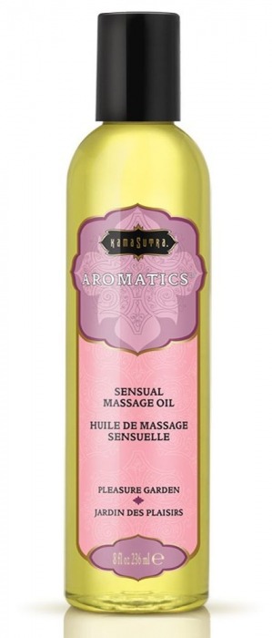 Массажное масло с цветочным ароматом Pleasure Garden - 236 мл. - Kama Sutra - купить с доставкой в Златоусте