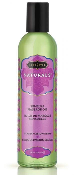 Массажное масло Naturals Island Passion Berry с ароматом тропических фруктов - 236 мл. - Kama Sutra - купить с доставкой в Златоусте