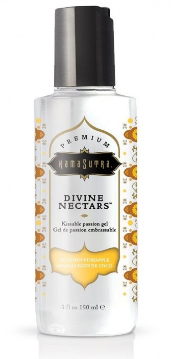 Гель-лубрикант на водной основе Divine Nectars Vanilla с ароматом ванили - 150 мл. - Kama Sutra - купить с доставкой в Златоусте