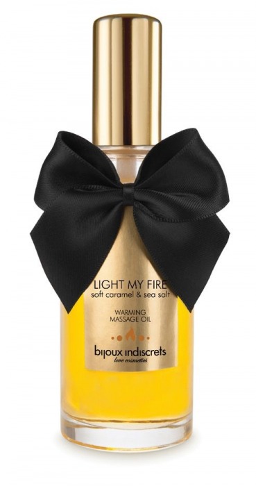 Массажное масло Light My Fire с ароматом карамели - 100 мл. - Bijoux Indiscrets - купить с доставкой в Златоусте
