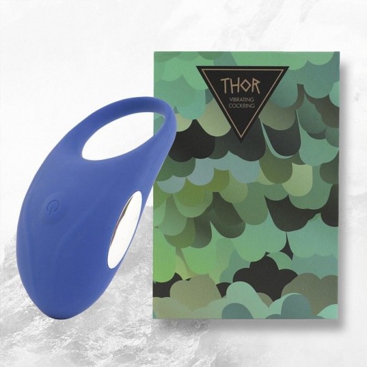 Синее кольцо с вибрацией Thor Cockring - FeelzToys - в Златоусте купить с доставкой