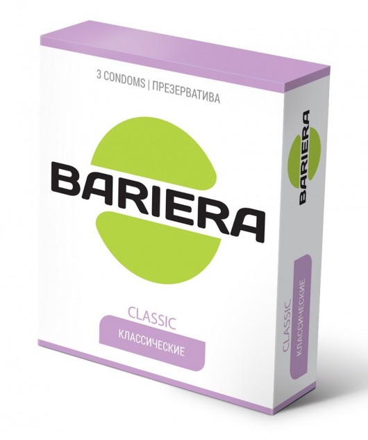 Классические презервативы Bariera Classic - 3 шт. - Bariera - купить с доставкой в Златоусте