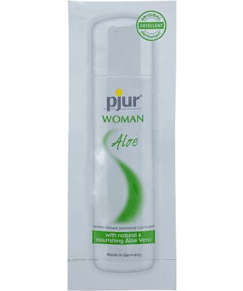 Лубрикант на водной основе pjur WOMAN Aloe - 2 мл. - Pjur - купить с доставкой в Златоусте