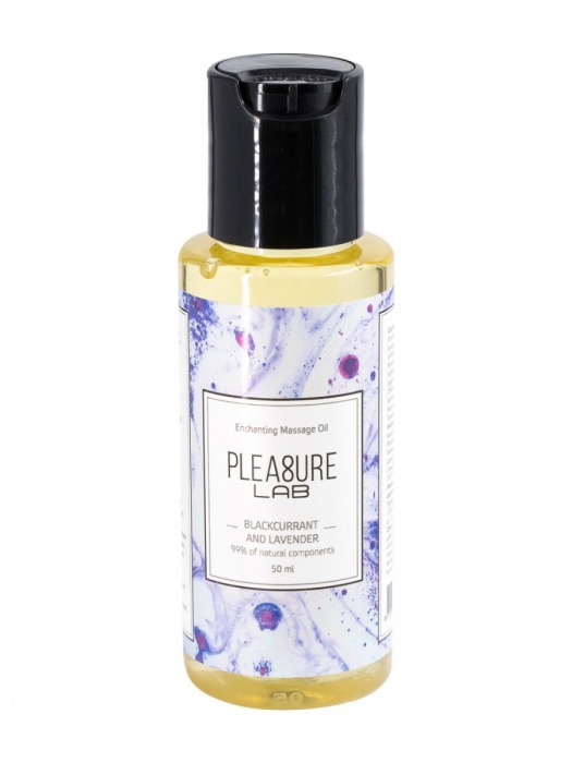 Массажное масло Pleasure Lab Enchanting с ароматом черной смородины и лаванды - 50 мл. - Pleasure Lab - купить с доставкой в Златоусте