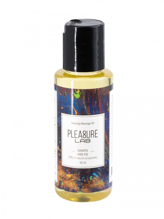 Массажное масло Pleasure Lab Relaxing с ароматом винограда и инжира - 50 мл. - Pleasure Lab - купить с доставкой в Златоусте