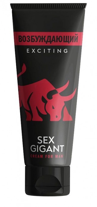 Возбуждающий крем для мужчин Sex Gigant - 80 мл. - Миагра - купить с доставкой в Златоусте