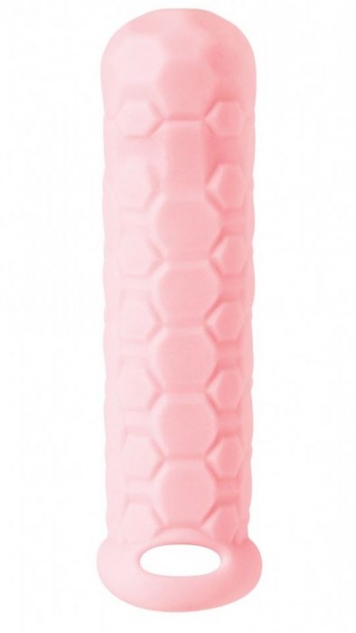 Розовый фаллоудлинитель Homme Long - 15,5 см. - Lola Games - в Златоусте купить с доставкой