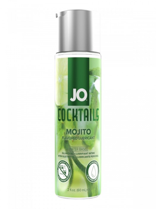 Вкусовой лубрикант на водной основе JO Cocktails Mojito - 60 мл. - System JO - купить с доставкой в Златоусте
