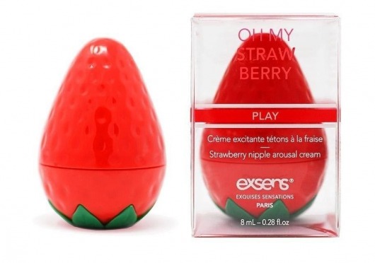 Крем для стимуляции сосков Oh My Strawberry - 8 мл. - Exsens - купить с доставкой в Златоусте