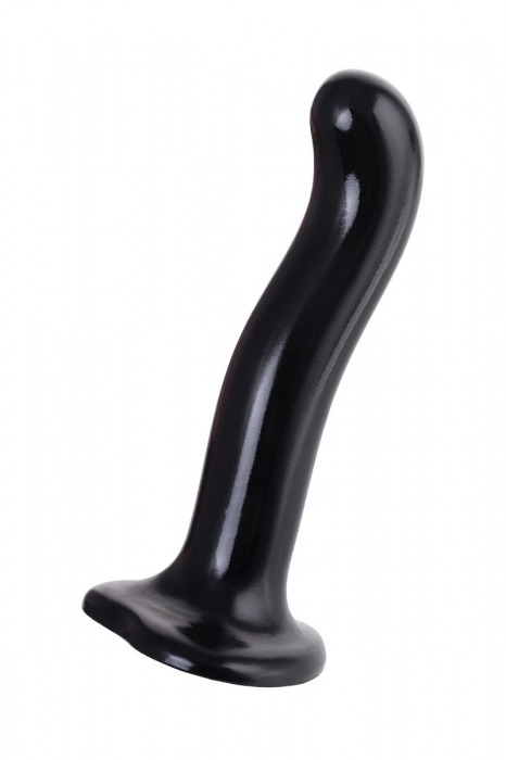 Черный стимулятор для пар P G-Spot Dildo Size L - 19 см. - Strap-on-me - в Златоусте купить с доставкой