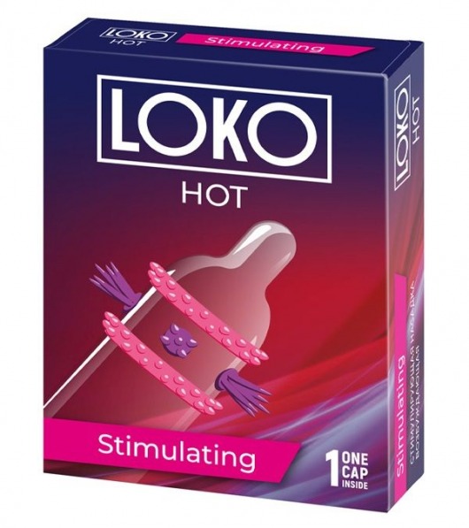 Стимулирующая насадка на пенис LOKO HOT с возбуждающим эффектом - Sitabella - в Златоусте купить с доставкой