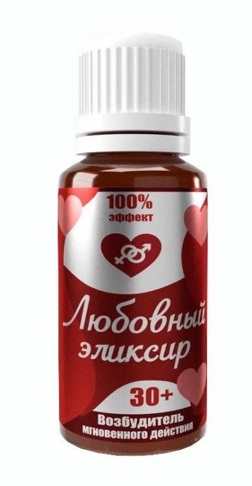 Возбудитель  Любовный эликсир 30+  - 20 мл. - Миагра - купить с доставкой в Златоусте
