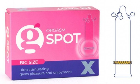 Стимулирующая насадка G-Spot X Big size - Sitabella - купить с доставкой в Златоусте