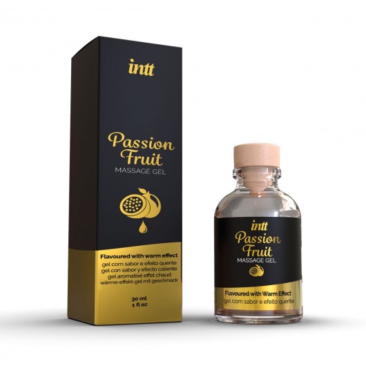 Массажный гель с ароматом маракуйи Passion Fruit - 30 мл. - INTT - купить с доставкой в Златоусте
