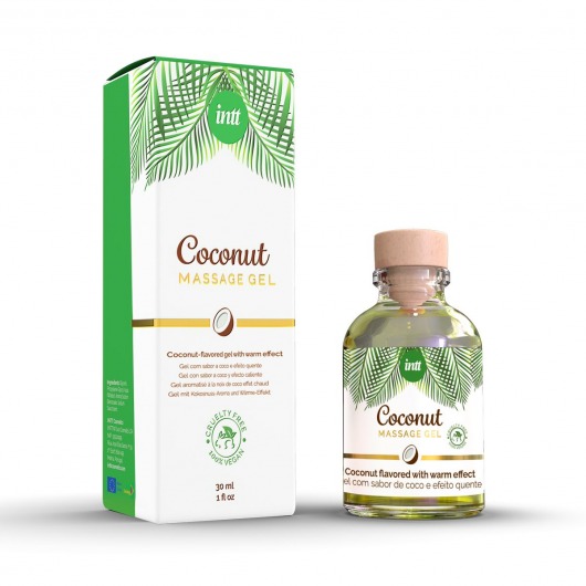 Массажный гель с ароматом кокоса Coconut - 30 мл. - INTT - купить с доставкой в Златоусте