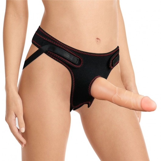 Женский страпон Easy Strapon Set 7.5 - 19 см. - Lovetoy - купить с доставкой в Златоусте