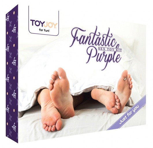 Эротический набор FANTASTIC PURPLE SEX TOY KIT - Toy Joy - купить с доставкой в Златоусте