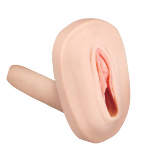 Мастурбатор-вагина с вибрацией и выносным пультом управления REALSTUFF SMOOTH   BALD - Dream Toys - в Златоусте купить с доставкой