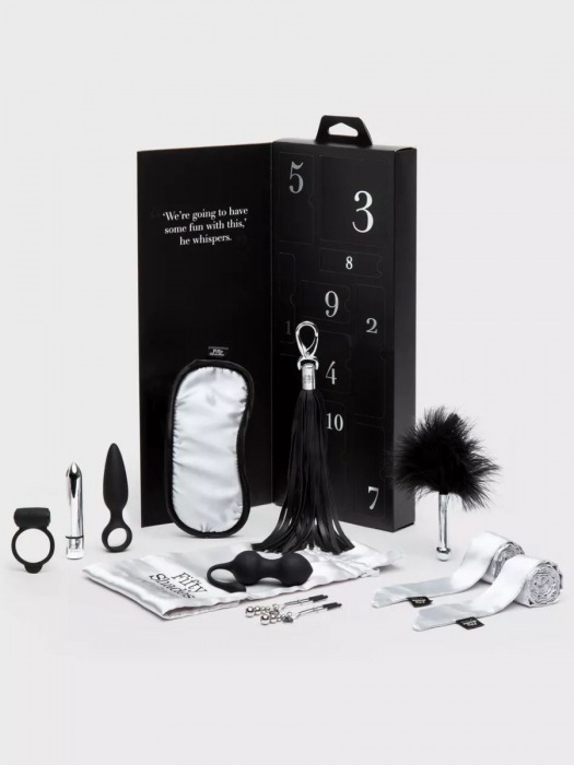 Эротический набор Pleasure Overload 10 Days of Play Gift Set - Fifty Shades of Grey - купить с доставкой в Златоусте