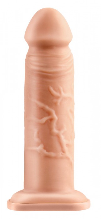 Телесный реалистичный фаллоимитатор с полостью Silicone Hollow Extension - 20 см. - Pipedream - купить с доставкой в Златоусте