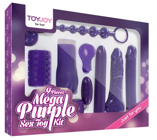 Эротический набор Toy Joy Mega Purple - Toy Joy - купить с доставкой в Златоусте