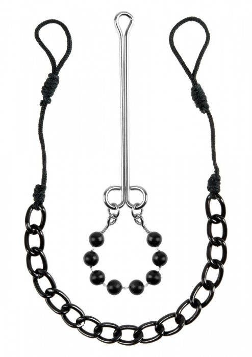 Интимные украшения с бусинами NIPPLE   CLIT JEWELRY - Pipedream - купить с доставкой в Златоусте