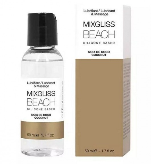 Смазка на силиконовой основе Mixgliss Beach - 50 мл. - Mixgliss - купить с доставкой в Златоусте