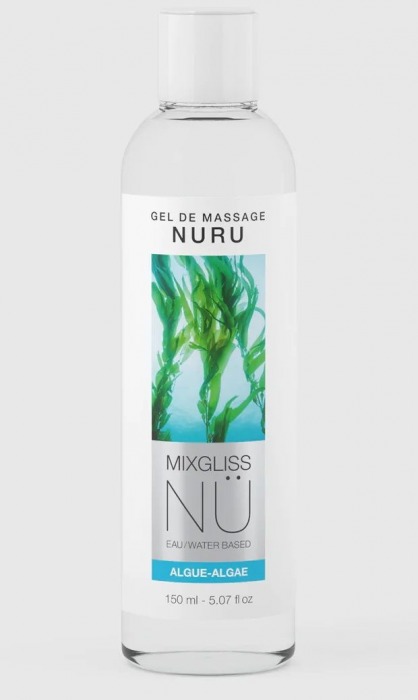 Массажный гель на водной основе Mixgliss NU Algae - 150 мл. - Strap-on-me - купить с доставкой в Златоусте