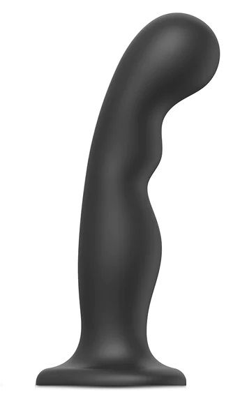 Черная насадка Strap-On-Me Dildo Plug P G size XXL - Strap-on-me - купить с доставкой в Златоусте