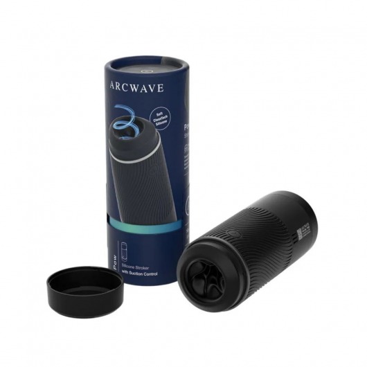 Черный мастурбатор с контролем всасывания Arcwave Pow Stroker - Arcwave - в Златоусте купить с доставкой