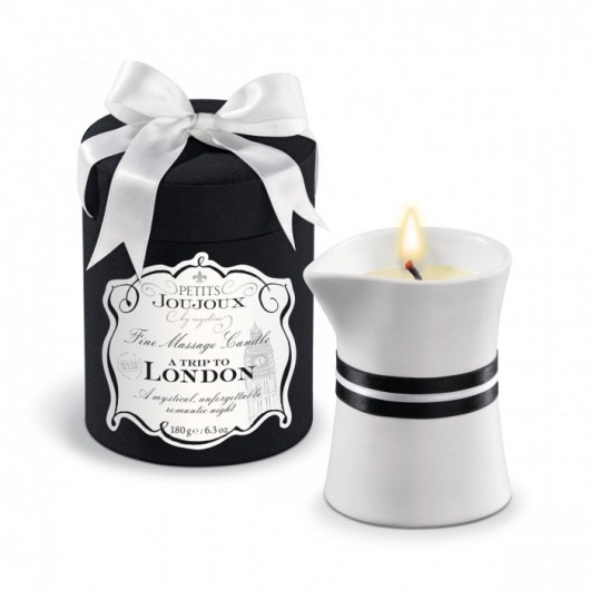 Массажное масло в виде большой свечи Petits Joujoux London с ароматом ревеня, амбры и чёрной смородины - MyStim - купить с доставкой в Златоусте