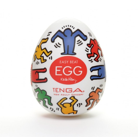 Мастурбатор-яйцо Keith Haring EGG DANCE - Tenga - в Златоусте купить с доставкой