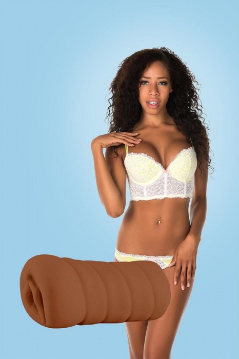 Коричневый мастурбатор-вагина BRIANNA - Dream Toys - в Златоусте купить с доставкой