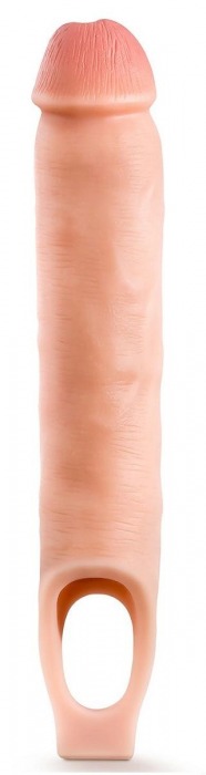 Телесная насадка-удлинитель 11.5 Inch Silicone Cock Sheath Penis Extender - 29,2 см. - Blush Novelties - в Златоусте купить с доставкой