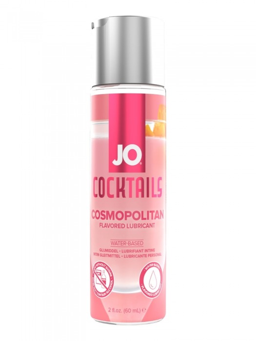 Вкусовой лубрикант на водной основе JO Cocktails Cosmopolitan - 60 мл. - System JO - купить с доставкой в Златоусте