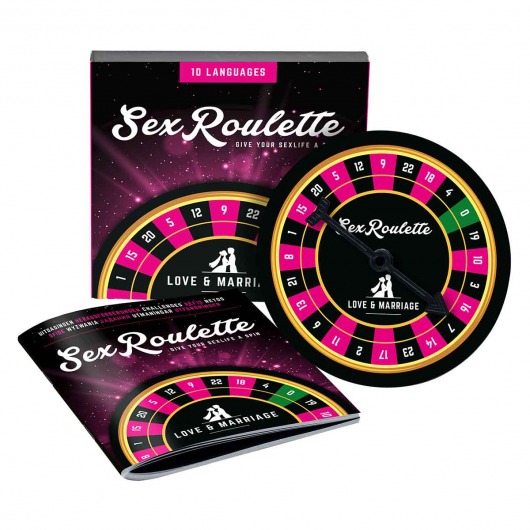Настольная игра-рулетка Sex Roulette Love   Marriage - Tease&Please - купить с доставкой в Златоусте