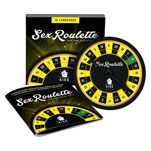 Настольная игра-рулетка Sex Roulette Kiss - Tease&Please - купить с доставкой в Златоусте