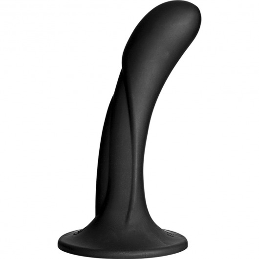 Черная изогнутая насадка Vac-U-Lock G-Spot - 16,5 см. - Doc Johnson - купить с доставкой в Златоусте