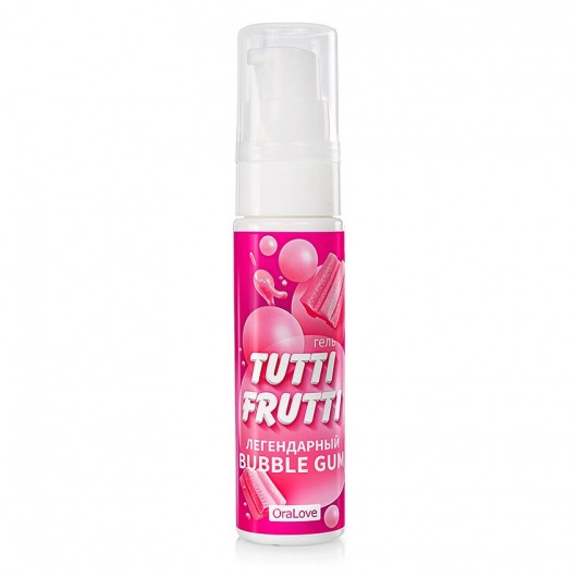 Интимный гель на водной основе Tutti-Frutti Bubble Gum - 30 гр. - Биоритм - купить с доставкой в Златоусте