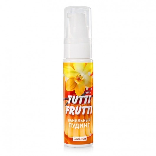Интимный гель на водной основе Tutti-Frutti  Ванильный пудинг  - 30 гр. - Биоритм - купить с доставкой в Златоусте