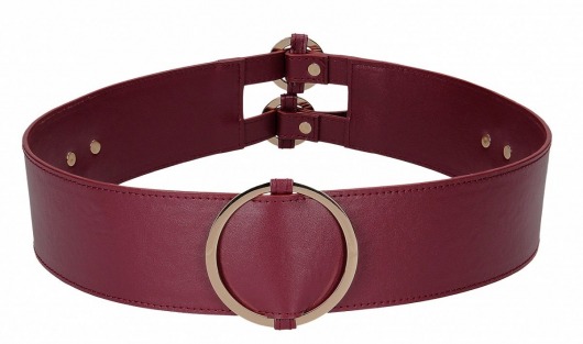 Бордовый ремень Halo Waist Belt - размер L-XL - Shots Media BV - купить с доставкой в Златоусте