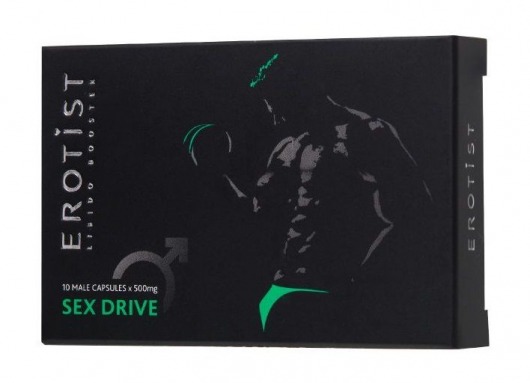 Капсулы для мужчин для повышения либидо Erotist SEX DRIVE - 10 капсул (500 мг.) - Erotist Libido Booster - купить с доставкой в Златоусте